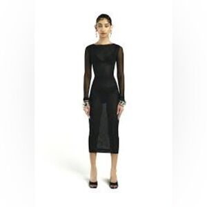 NWT WOODS by Jordyn Mesh Dress
